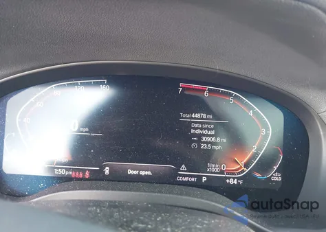 2020 BMW X3 xDrive30I z USA, uszkodzony, nr VIN 5UXTY5C04L9B12476